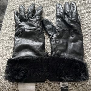 DVF cashmere lined gloves, size 7